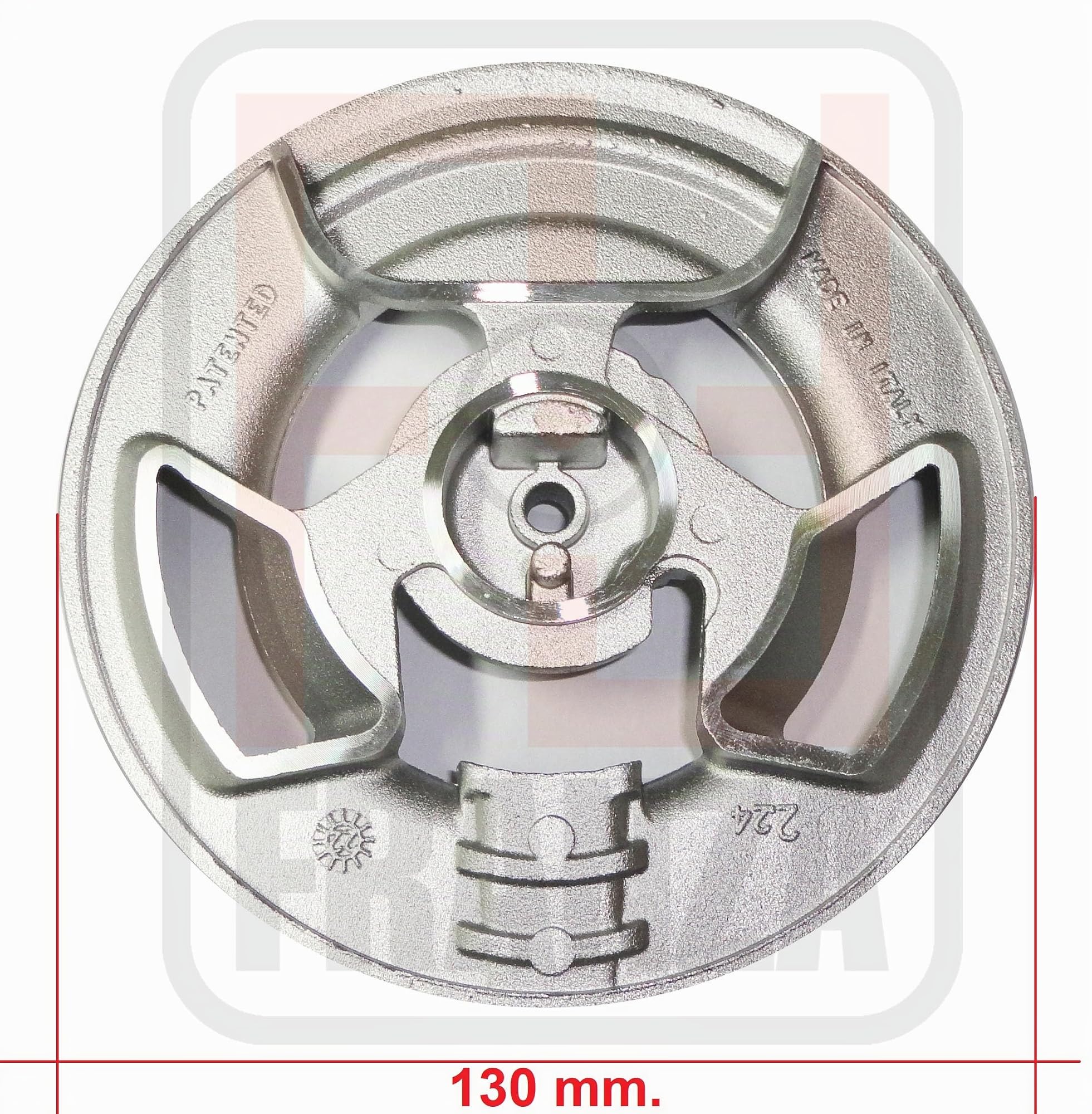 Franza - Kit 5 bruciatori per Beko Originali completi di piattelli spartifiamma smaltati neri opachi 4 fuochi + tripla corona per cucina piano cottura 5 fuochi - BK04