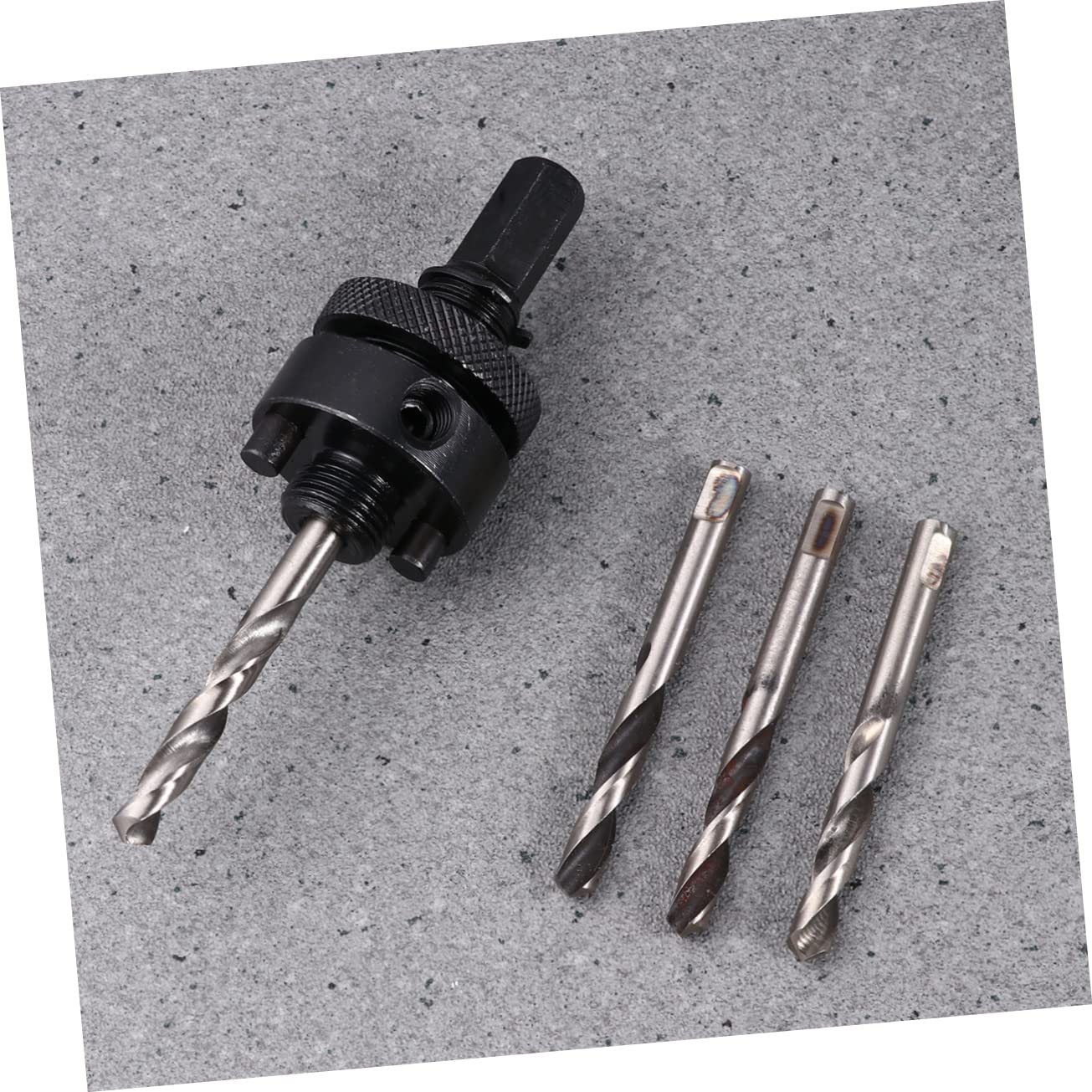 OSALADI 1pc Heavy Duty Handle Hole Arbor Precision Drill Bits Fits for Cutting Metal and Plastics Mandrel for Professional Use