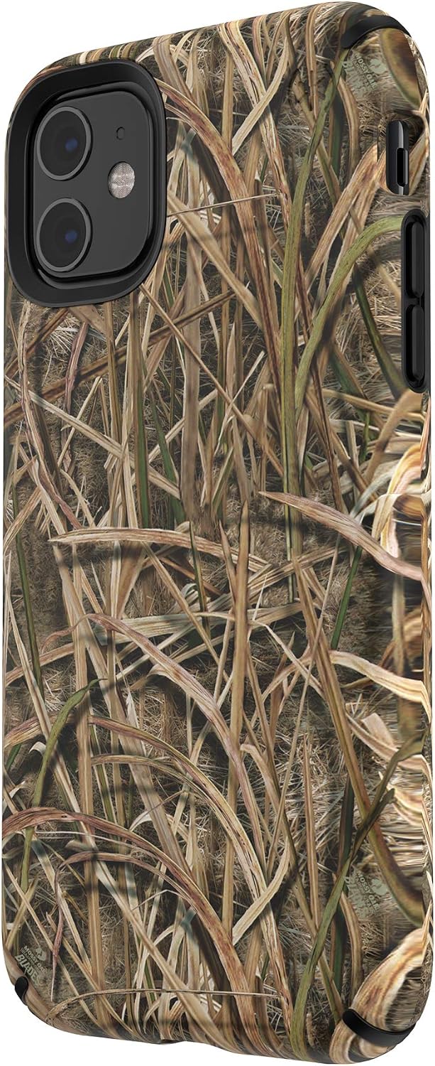 Speck Presidio Inked iPhone 11 Case, Mossy Oak Shadow Grass Blades/Black