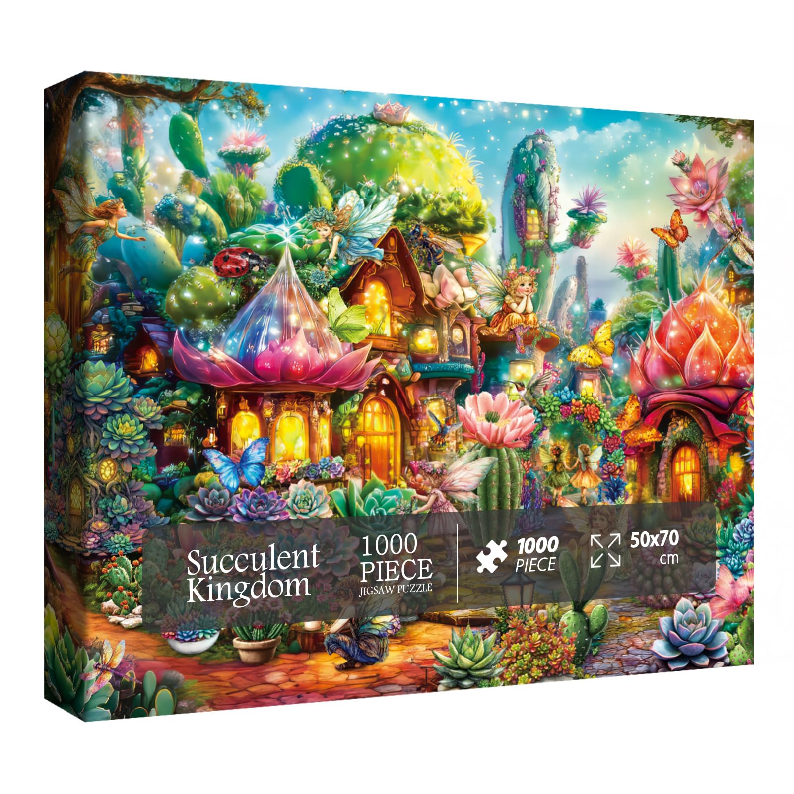 Plant Buttefly Puzzle For Adults 1000 Pieces, Fantasy Fairy Jigsaw...
