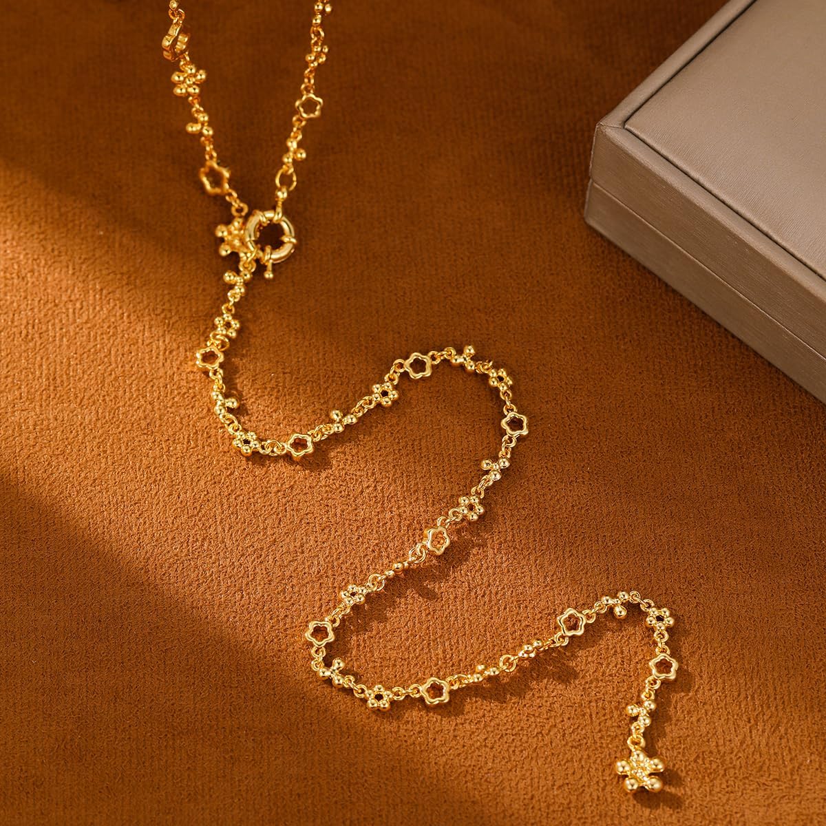 Gold Plated Long Y Necklace for Women,Adjustable Lariat Chain Statement Jewelry, Trendy Accessory for Party Date Night Daily Streetwear - Image 5