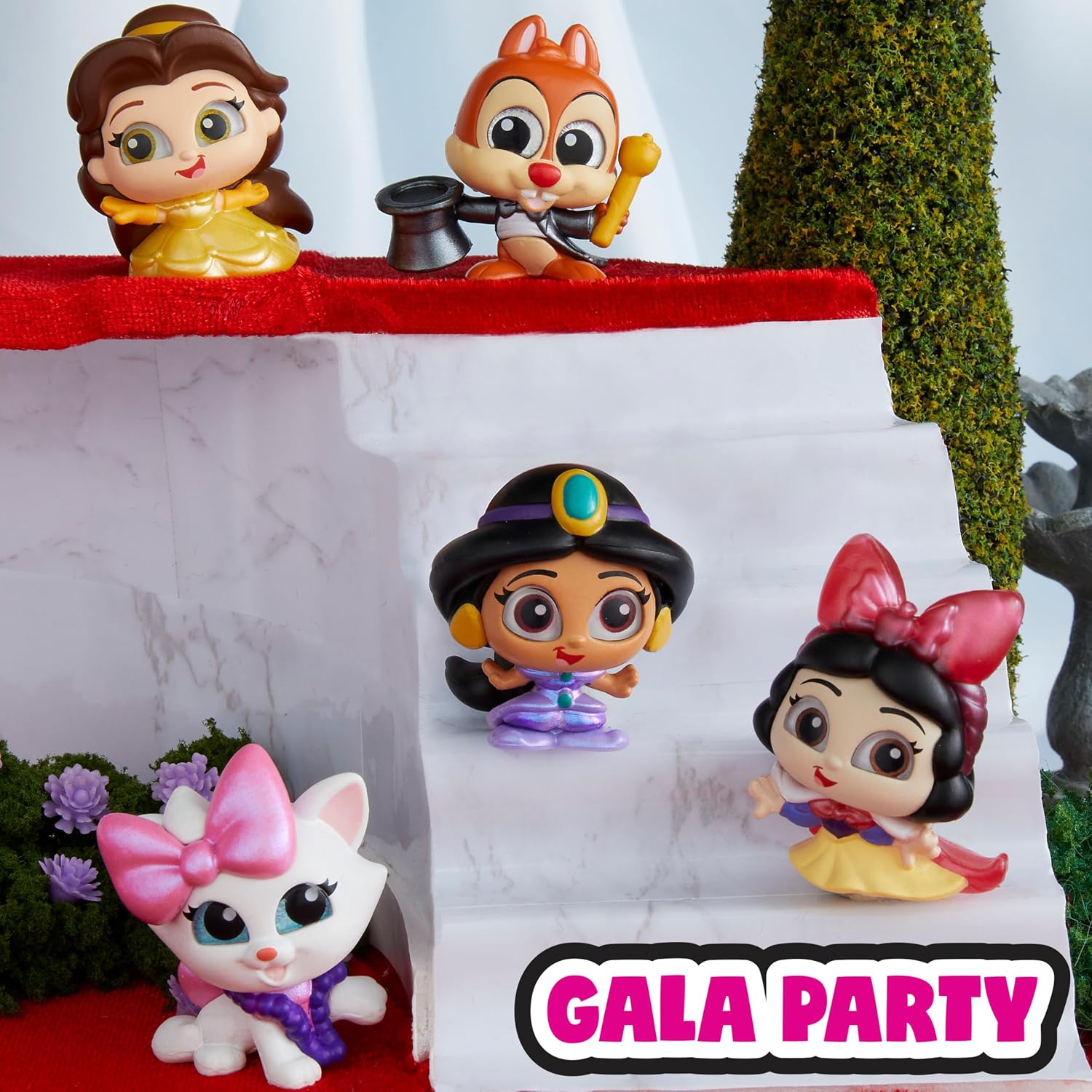 Just Play Disney Doorables Let's Party Mini Peek Collectible Figurines 1.5" Surprise Box Toys for Kids Ages 5+