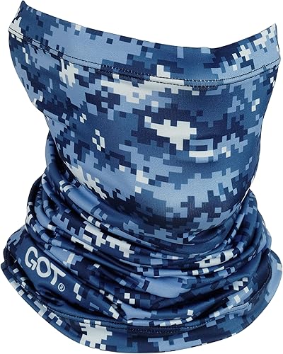 GOT Sports UPF 50+ Bufanda de Pesca para Cuello - Máscara Facial UV de Protección Solar para Hombres y Mujeres - Cubierta Facial Camo SPF Gator