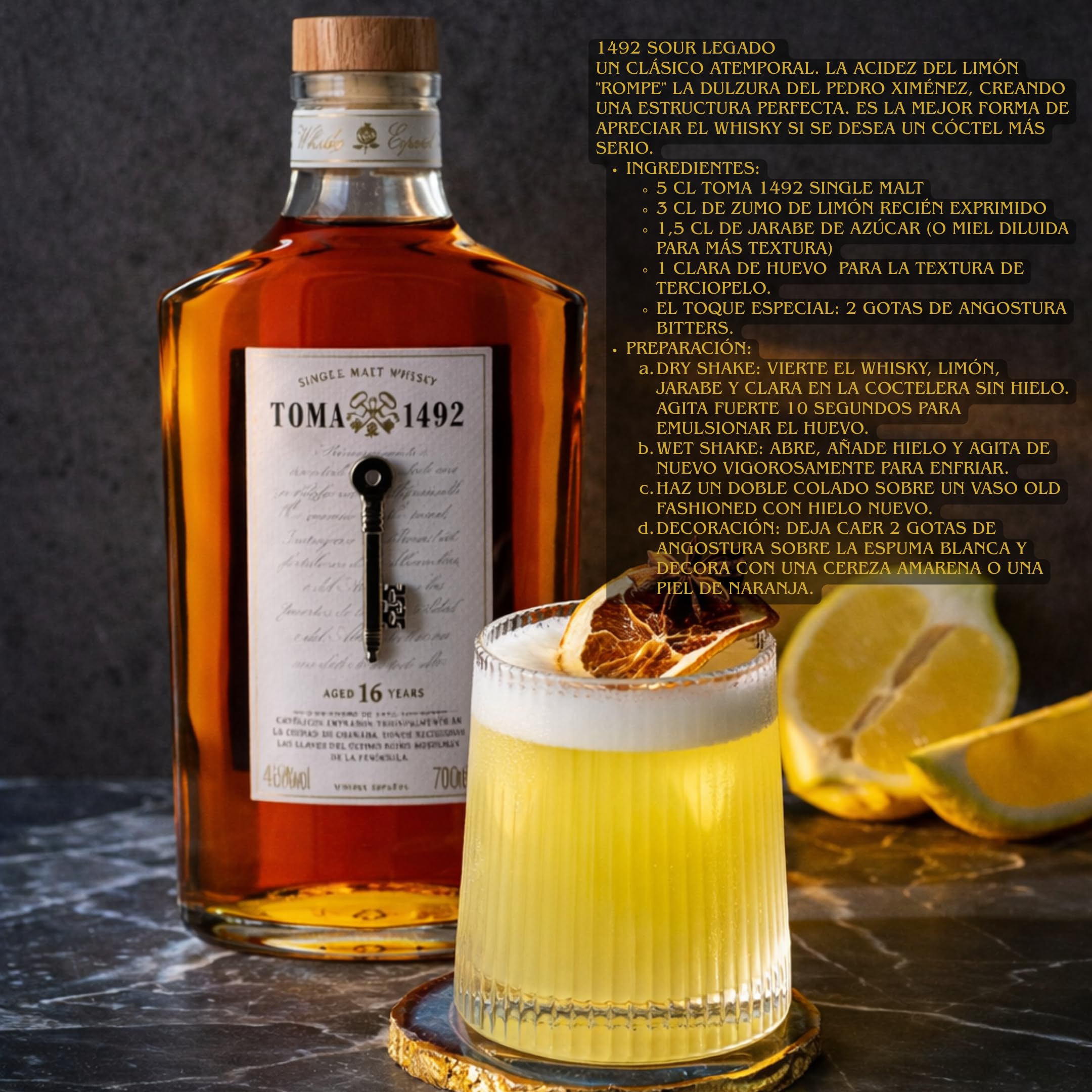 1492 Embrujo de Granada whisky single malt 15 aniversario 70cl 46.5%