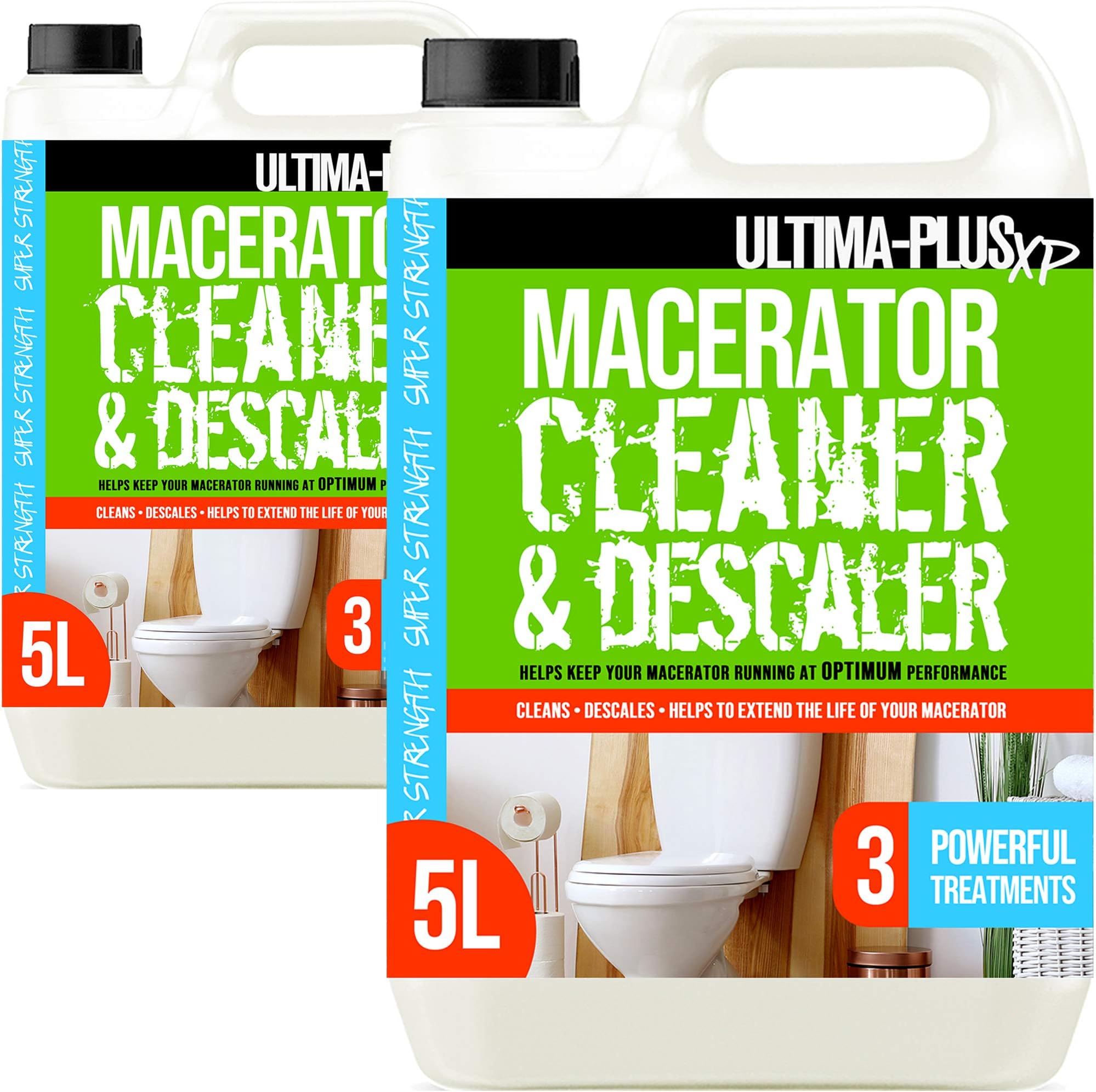 FULLFLO Toilet Macerator Descaler & Cleaner Extra Strong Suitable