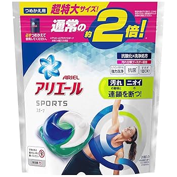 Amazon | アリエール スポーツ ジェルボール 洗濯洗剤 詰め替え