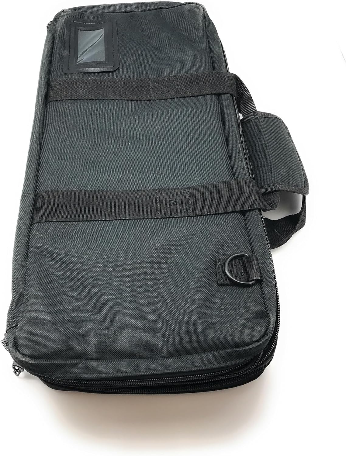 Canvas Knife Bag 3-level Storage Case, Black Knife Bags for Chefs Professional