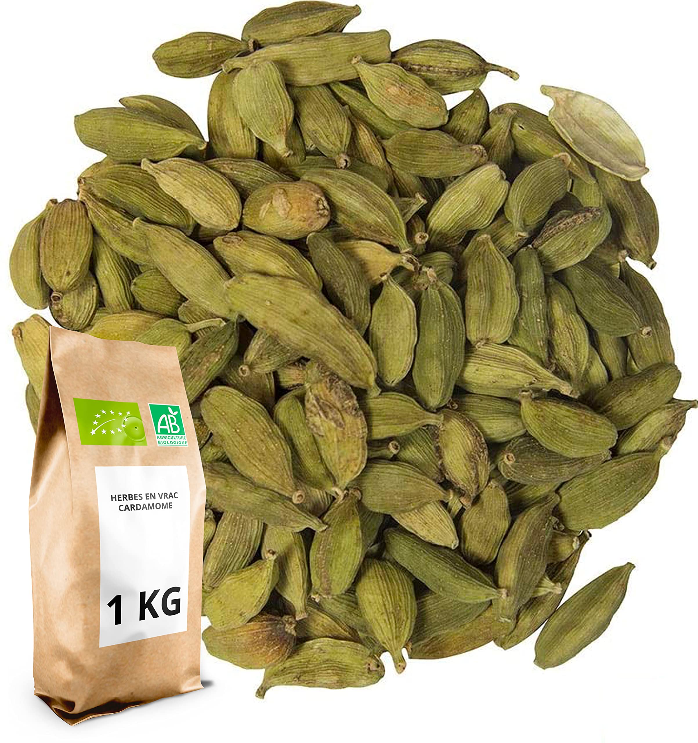 Herbes en vrac Cardamome BIO en vrac 1 Kg