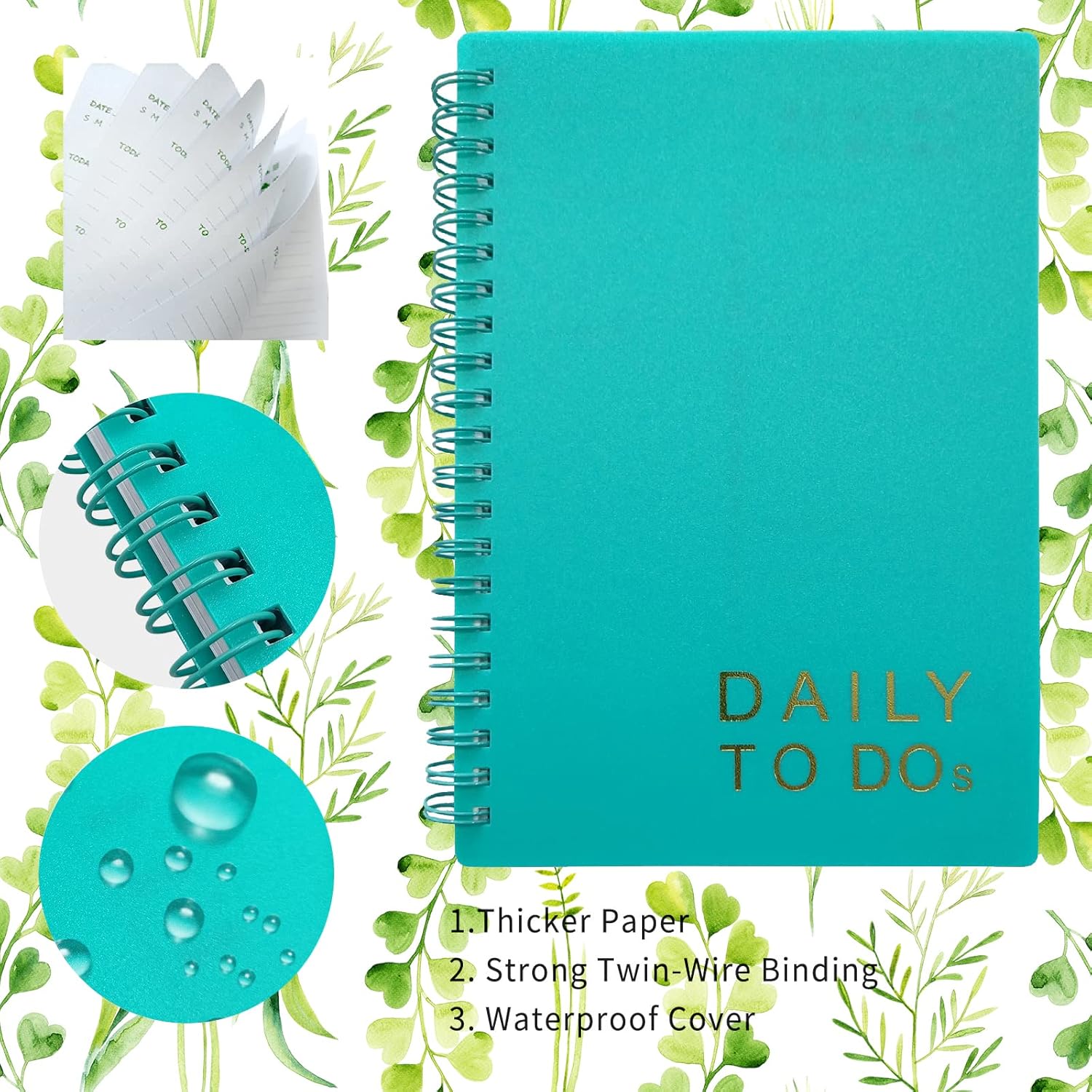 Agenda Diaria, Cuaderno De Lista De Tareas Pendientes, Planificador De