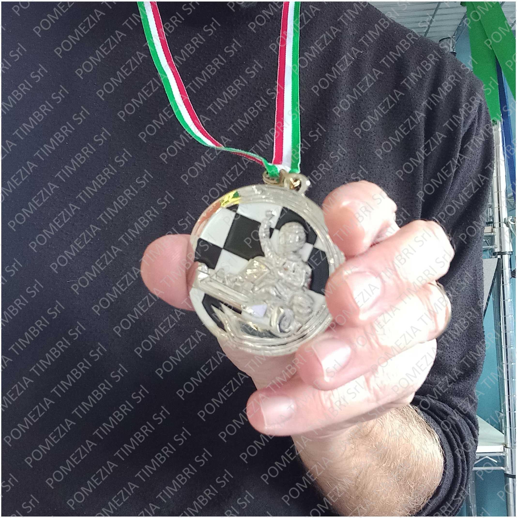 Generico Medaglia Go Kart Personalizzata