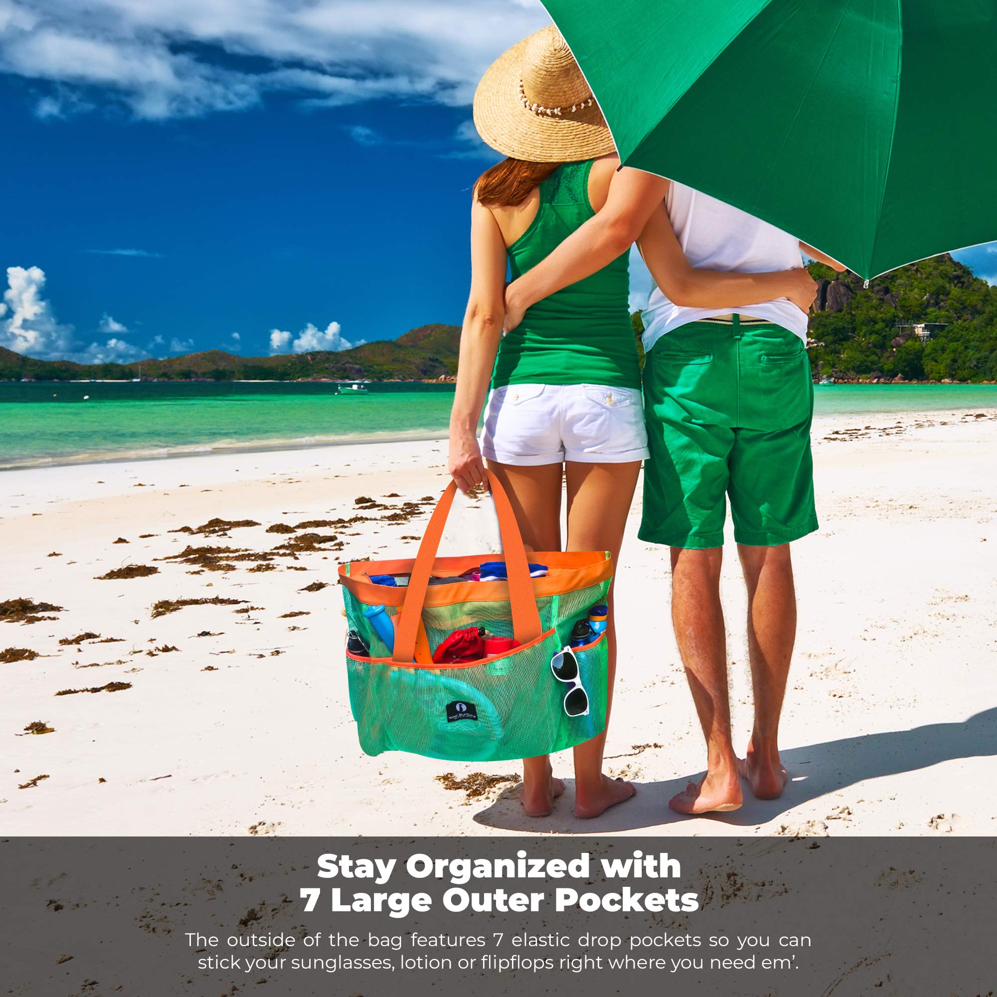 Red Suricata Ra-rso-lamebeba1 - bolsa de playa de malla Unisex adulto