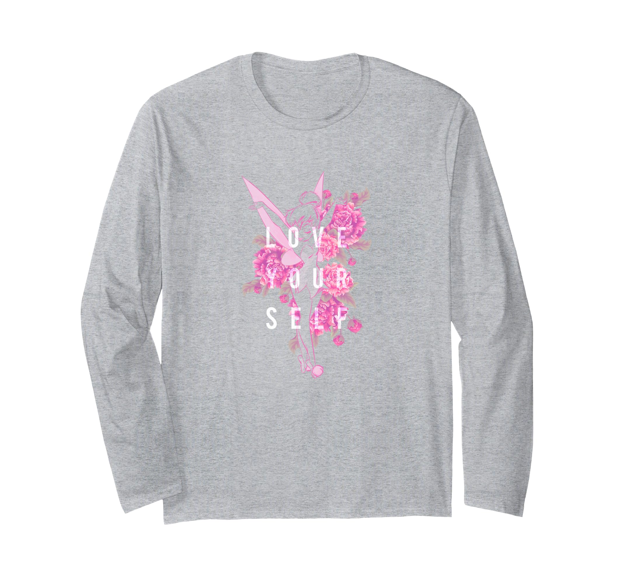 T-shirt Peter Pan fée Clochette Disney manches longues coton imprimé - 2