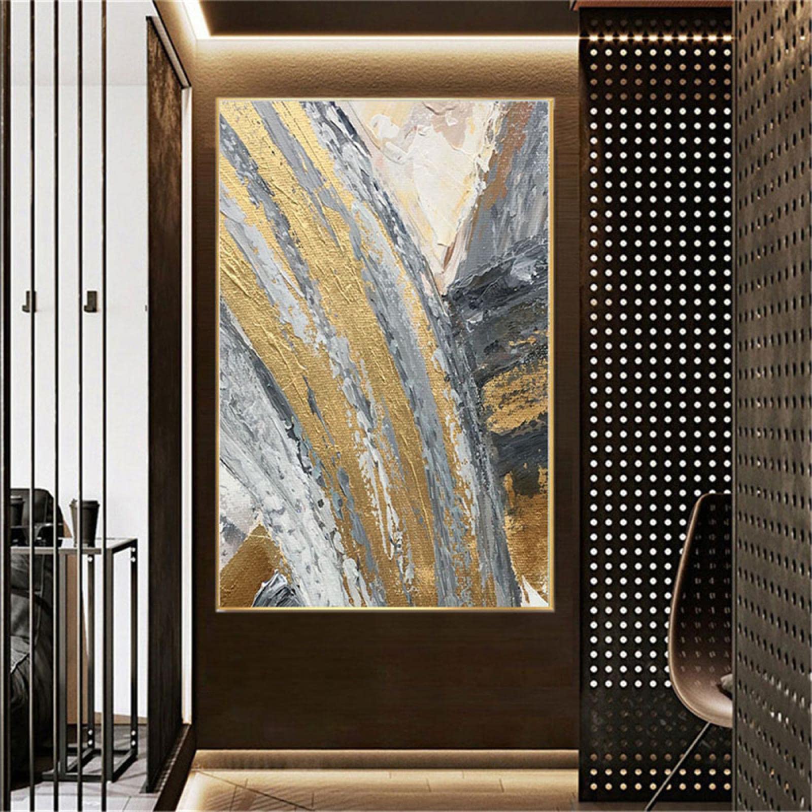 Renditions Gallery Arte astratta da parete con acqua strana pittura colorata opera d'arte moderna stampe