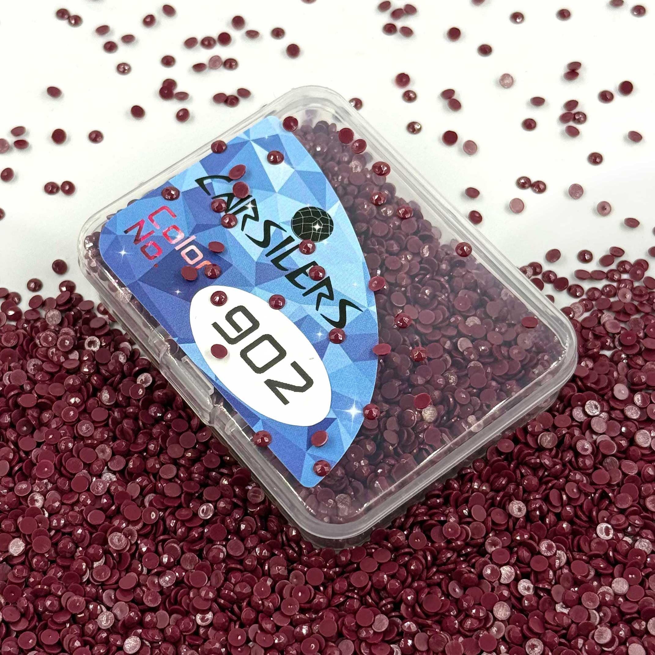 Carsilers Diamond Painting Beads 902,Diamonds Painting Accessories Replacement for Missing Drills,Diamond Beads Replacement Drills Gems Stones,Round,About 3500pcs — image 1