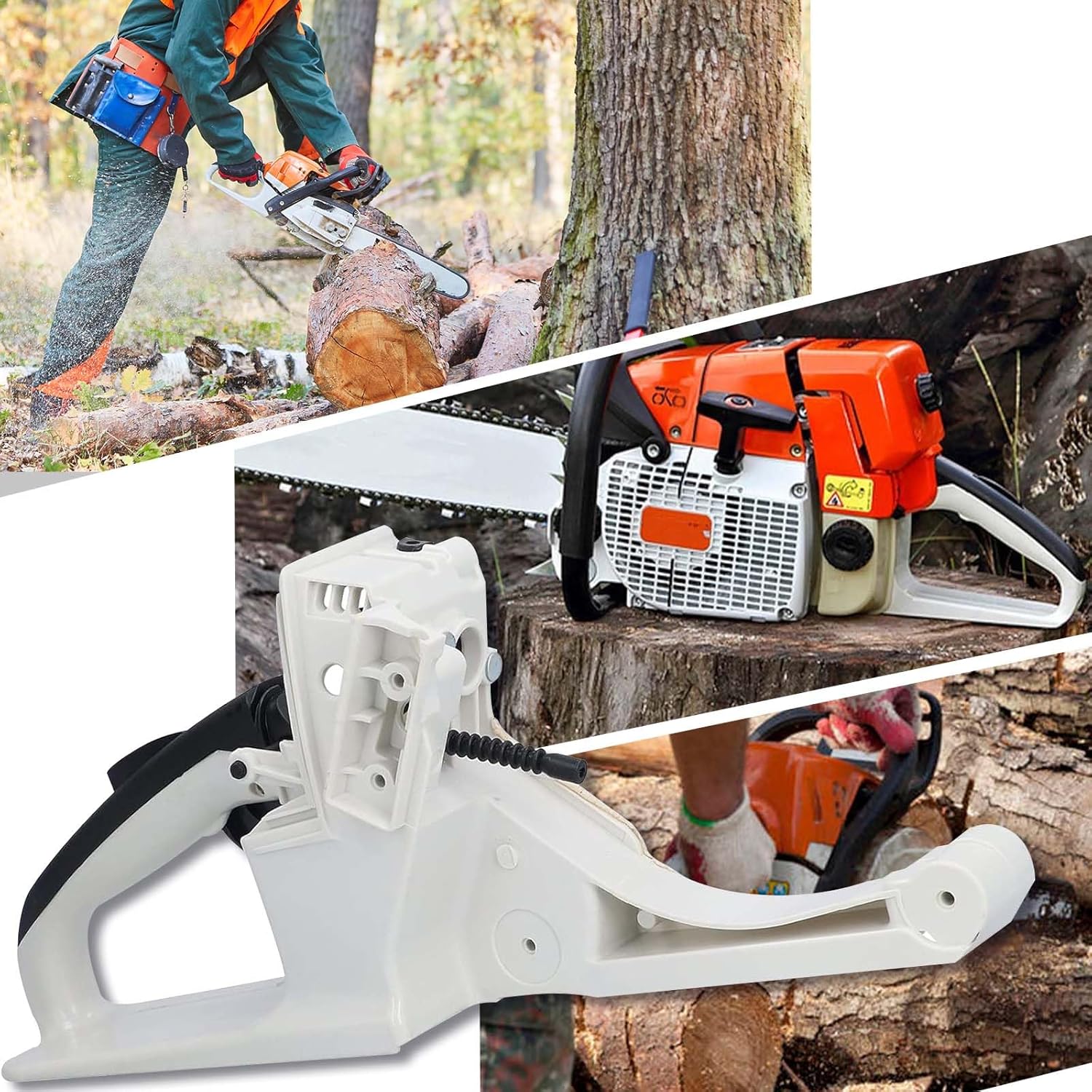 MS240 MS260 Gas Fuel Tank Handle Compatible for STIHL 024 026 Chainsaws 1121 350 0829