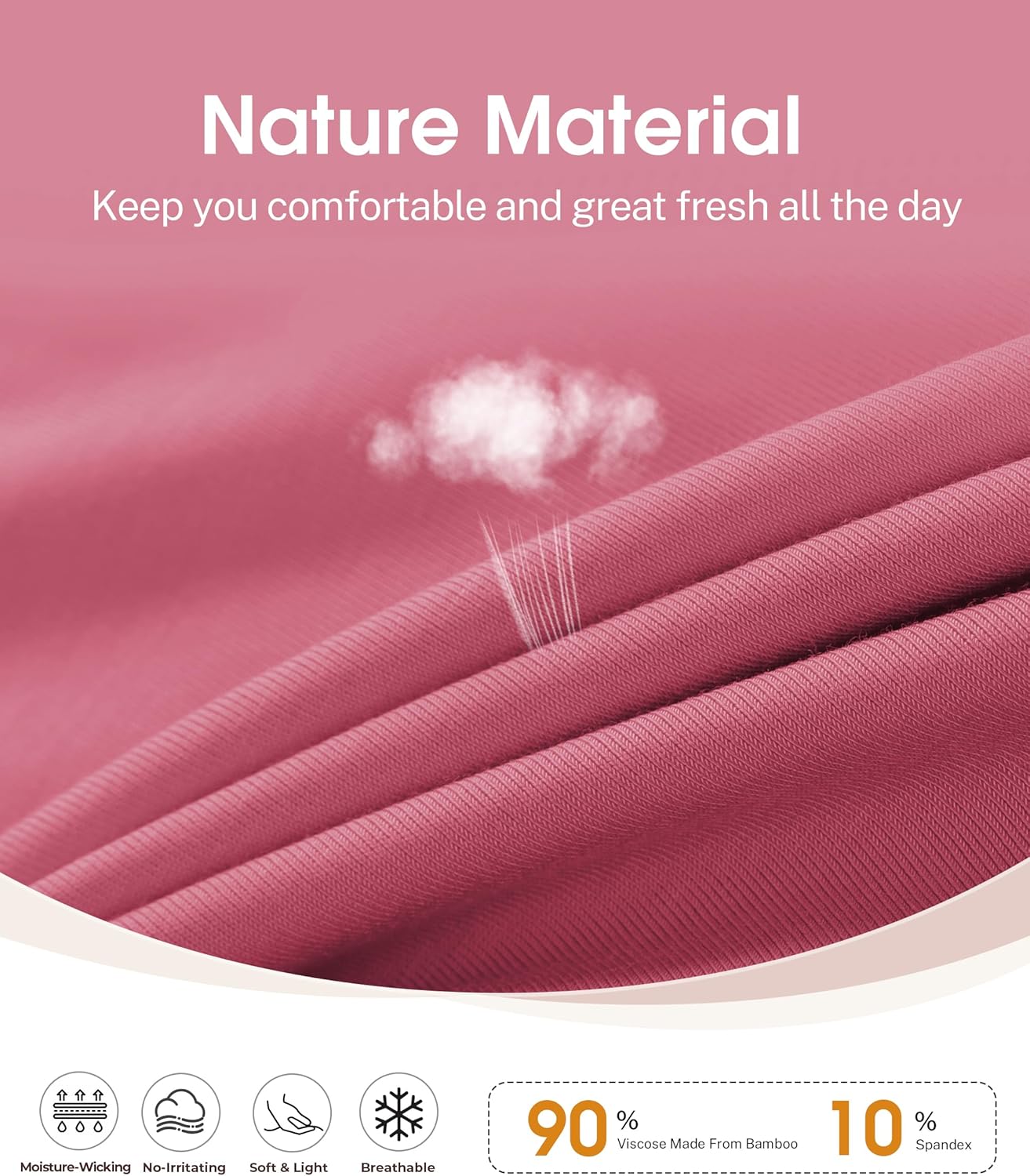 BAMBOO COOL Women's Boyshort Panties Stretchy Underwear Boxer Briefs for Ladies 4 Pack - Image 2