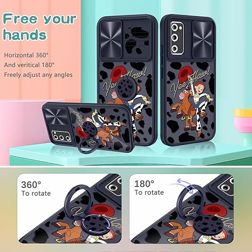 Miniatura 5 de Joyleop Funda para Samsung Galaxy S20 Fe 5G 2 en 1 con dibujos animados lindos para niñas, mujeres, adolescentes, niños, fundas de teléfono