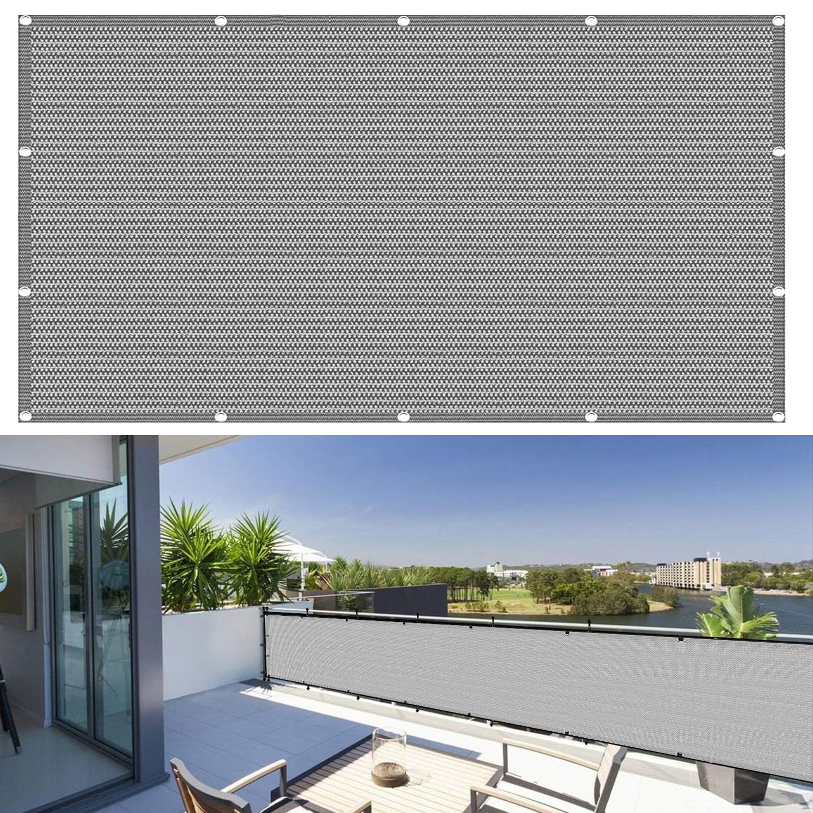 Amazon.co.jp: 日除け シェード サンシェード ベランダ 250 x 70 cm Uv