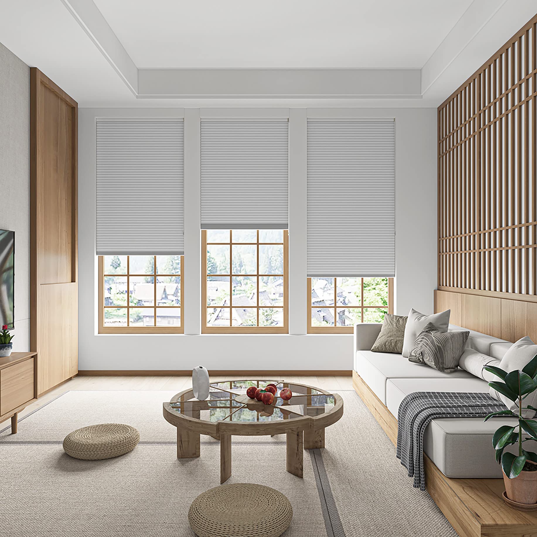 Amazon｜ロールスクリーン Keego ハニカムスクリーン ロール