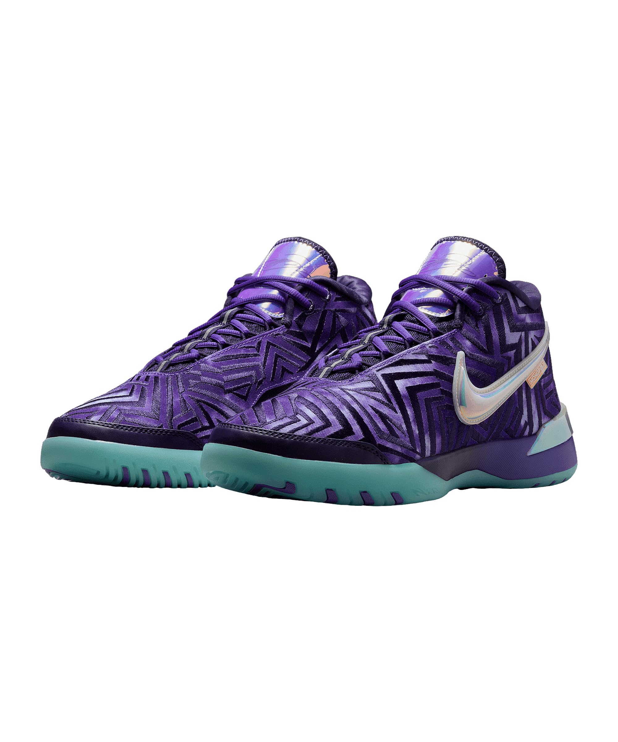 Lebron NXXT Genisus EP IB1272-501 - Scarpe da basket, viola persiano/viola imperiale/ghiaccio ghiaccio/bianco