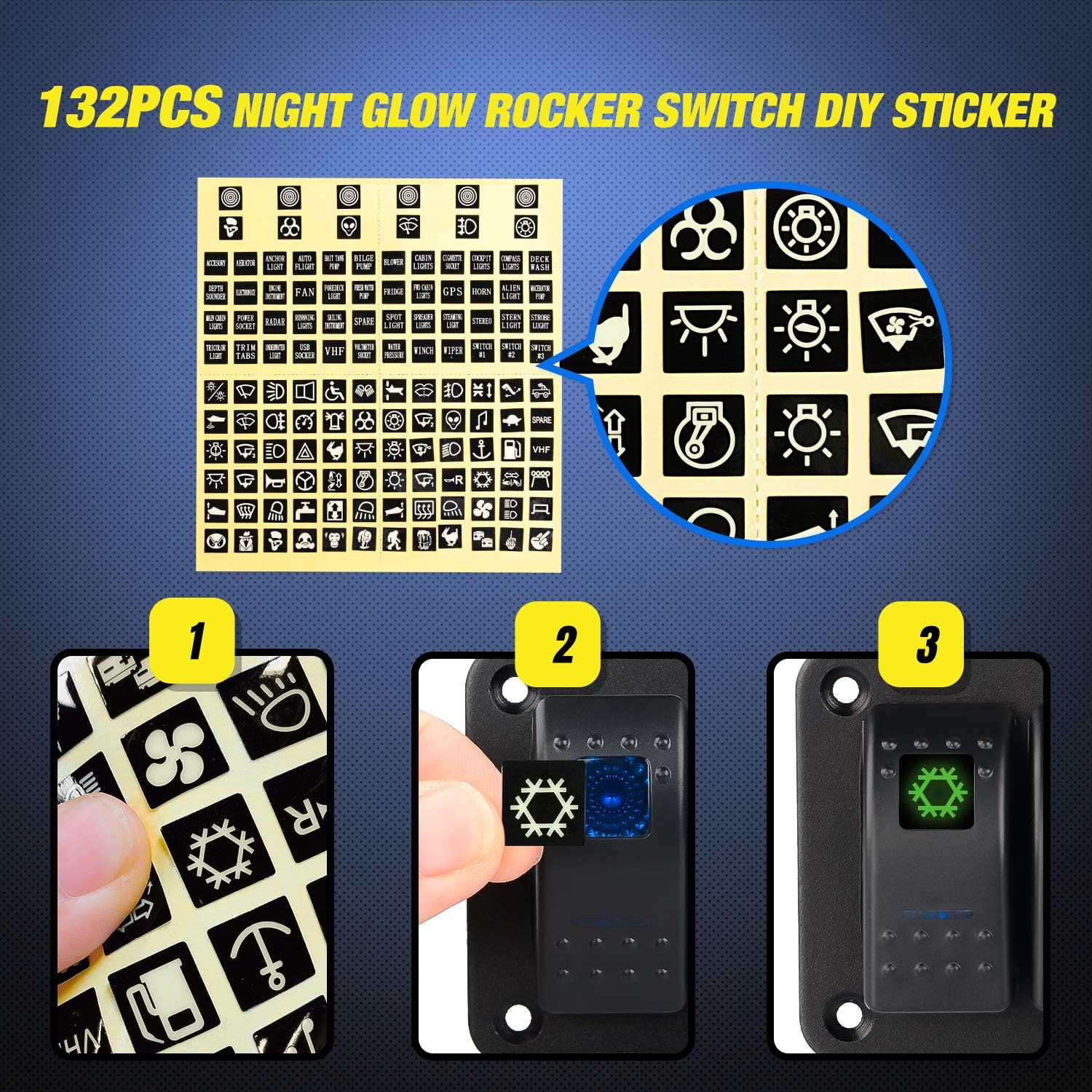 Nilight - 90107D 4 Gang Rocker Switch Panel Waterproof Pre-wired Switch Panel with USB Charger & Power Socket and Fuse DC 12V 24V Rocker Switch Panel for Car Rv Vehicles Trucks,2 Years Warranty