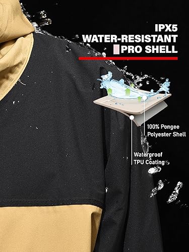 Miniatura 2 de TEELINK Mens Rain Suits Waterproof Lightweight Rain Coat for Motorcycle Riding, Fishing, Golf, Hiking, Rain Gear for Men