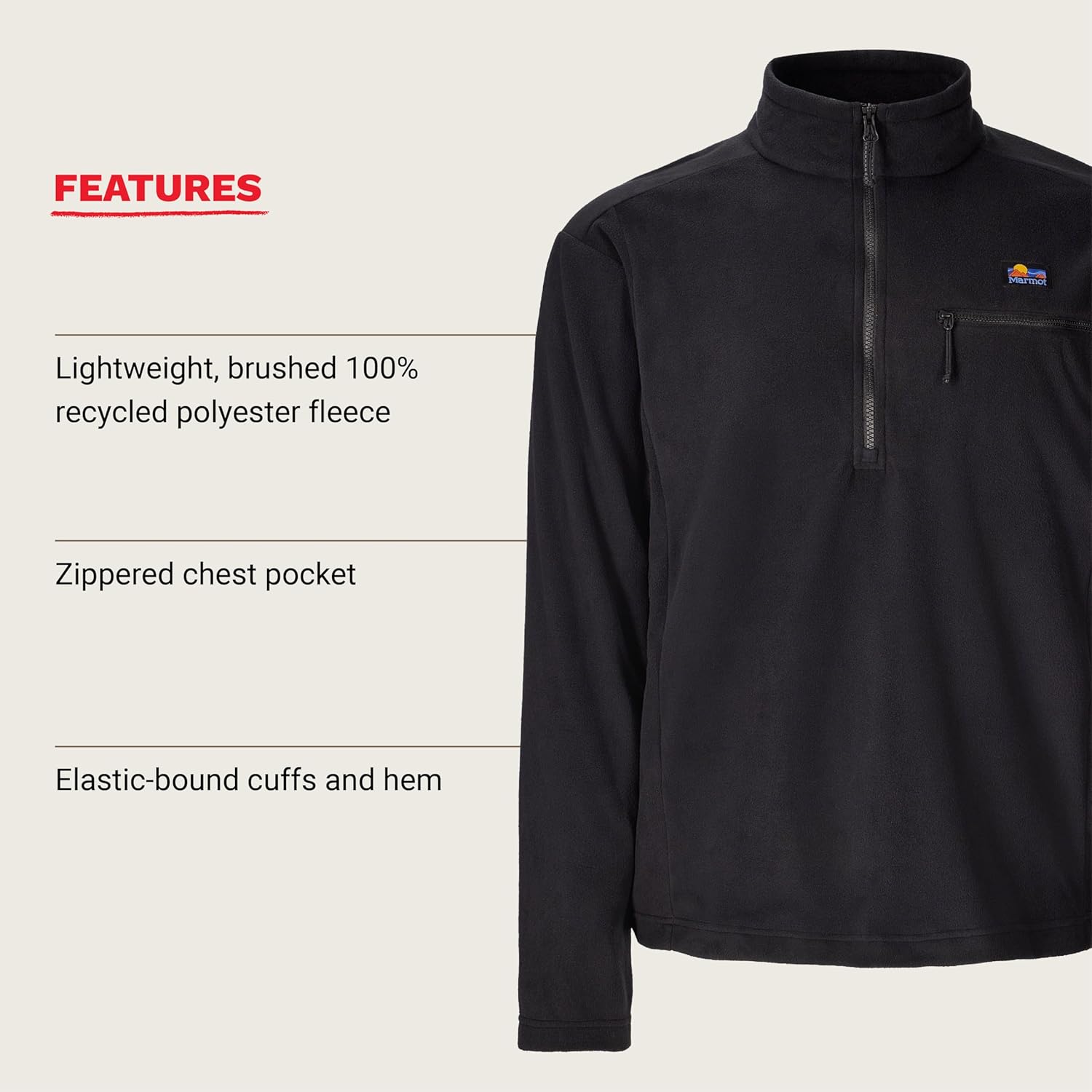 MARMOT mens Upward Fleece Pullover - Image 5