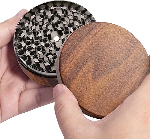 Miniatura 5 de KINGTOP Molinillo grande de 3 pulgadas, molinos de aleación de zinc (colorido)