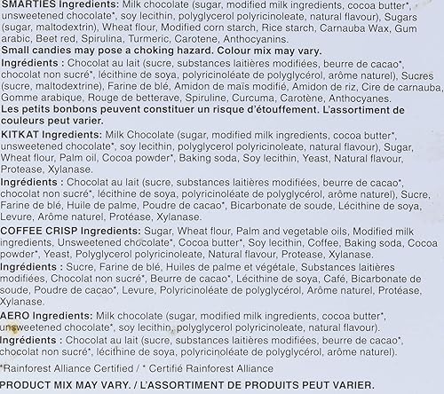 Miniatura 8 de Nestle 125 - Mini barra de chocolate de Halloween de 1.292.8 libras Importado de Canadá