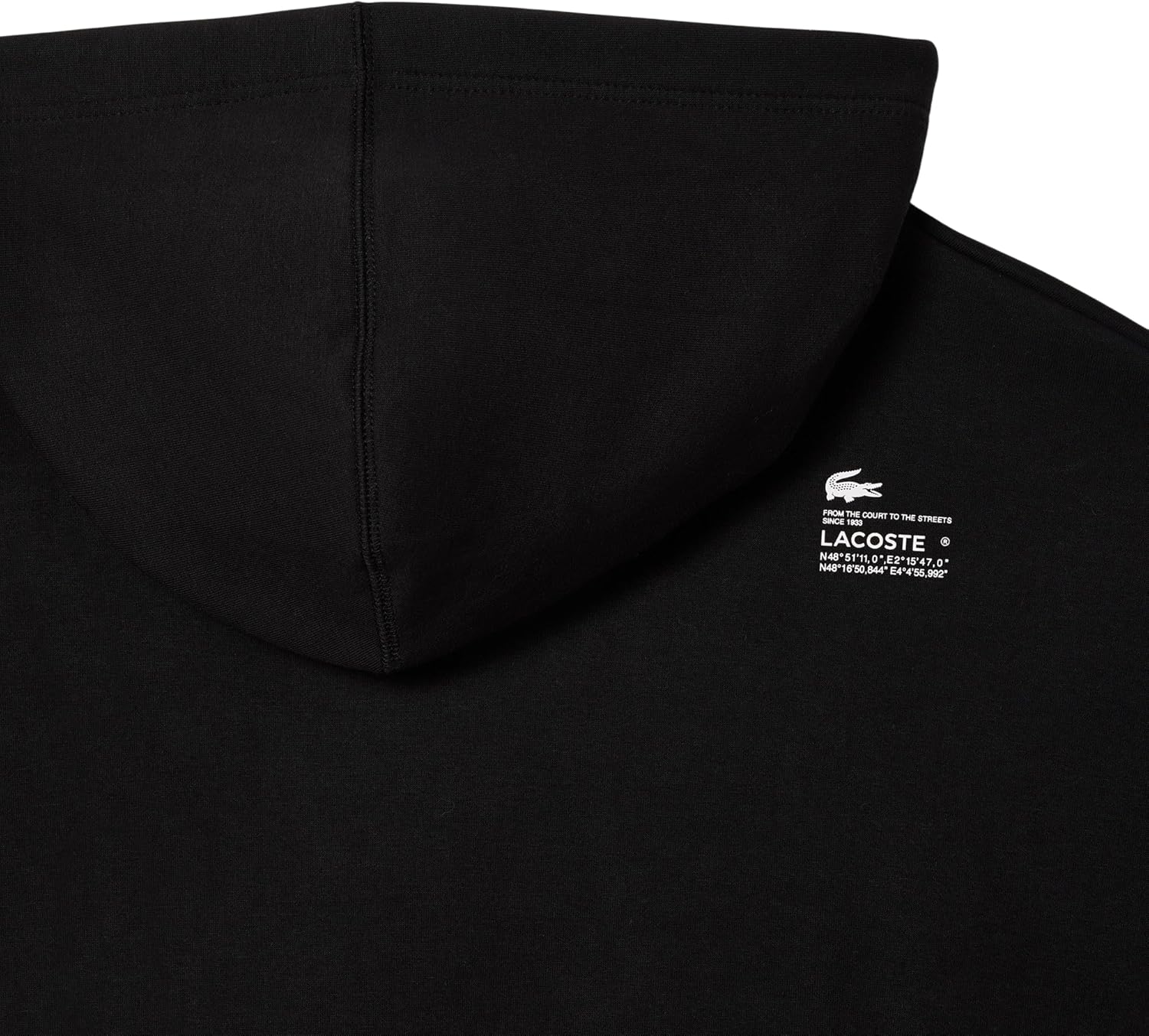 Lacoste womens Short Cut Cutton Hoodie - Image 9