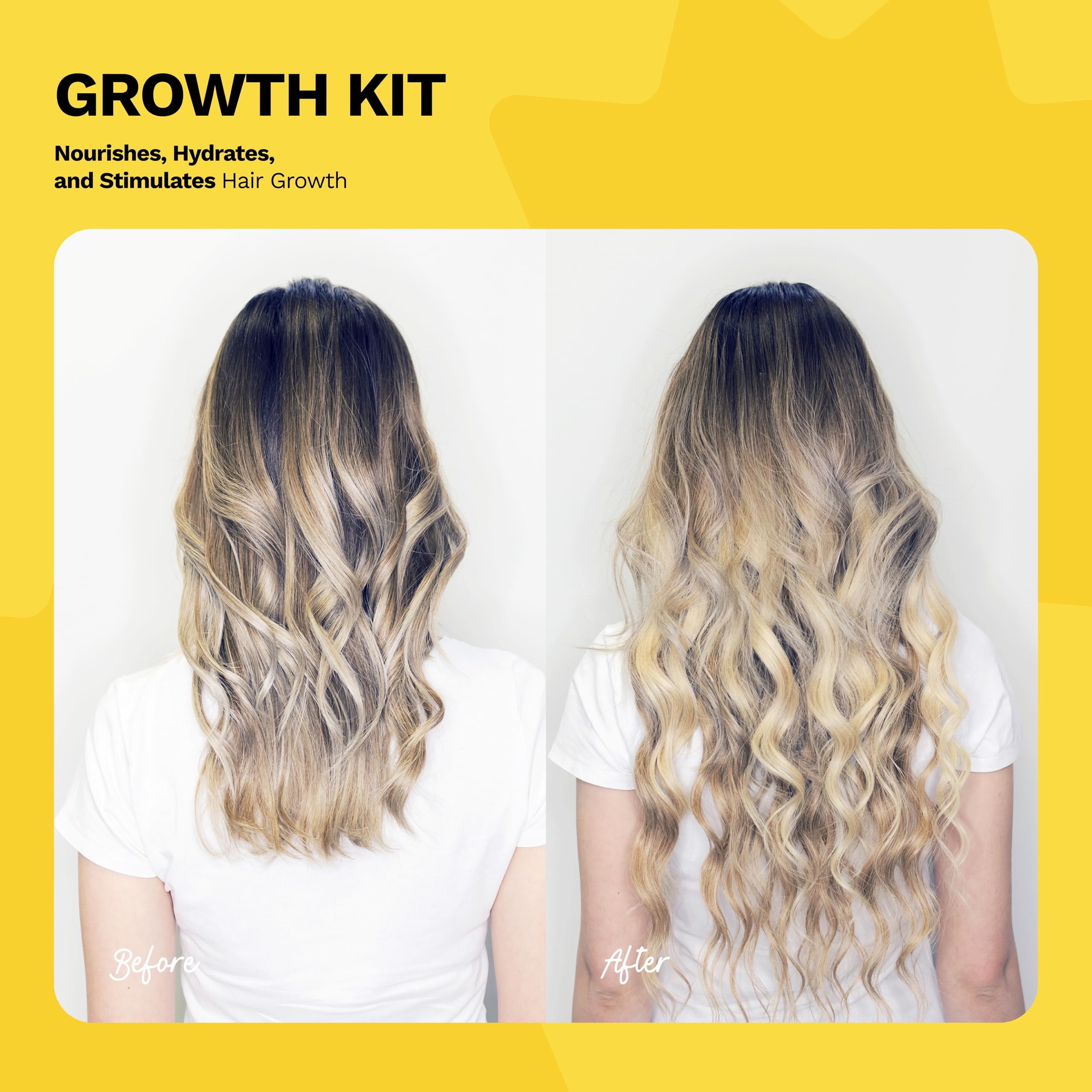 GINGER MILK Hair Growth Travel Kit with Shampoo, Mask, Serum & Protector