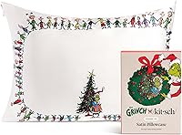 Vista 53 de Lisa Frank x Kitsch - Funda de almohada de satén con cremallera para cabello y piel, más suave que las fundas de almohada de seda, funda de almohada