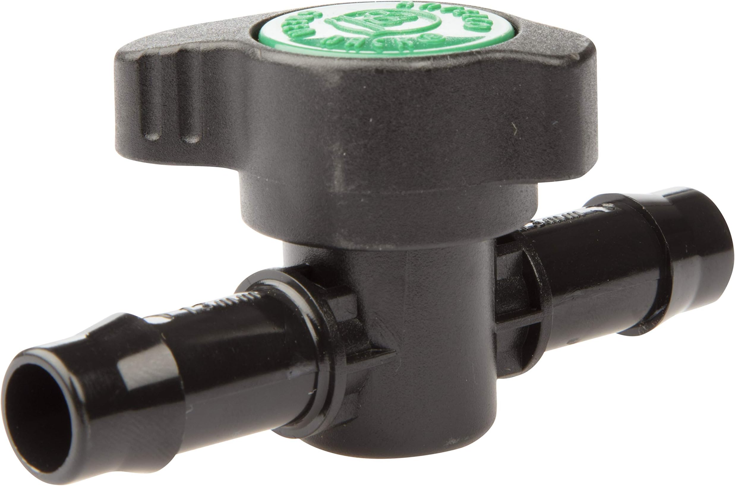 The Original Safety Siphon 3/4 Inch Barbed Shut Off Valve - Simple On and Off Operation w/O-rings to Prevent Leaking - Splice in Line for Easy Flow Control - Constructed from Wear-Resistant Plastic
