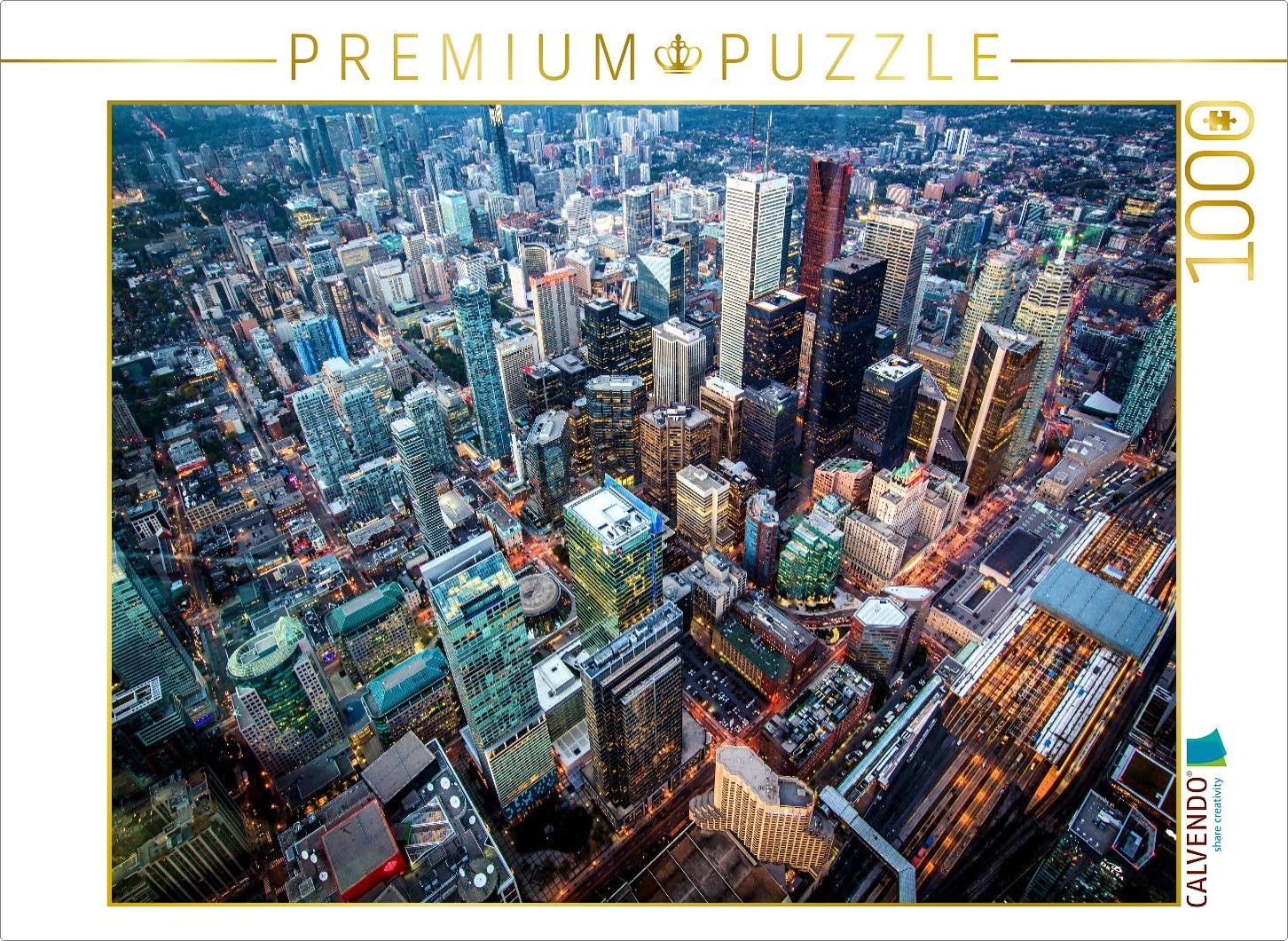 CALVENDO Puzzle Vol au-Dessus des Canyons de Toronto 1000 Pieces 64 x 48 cm from Renate Bleicher