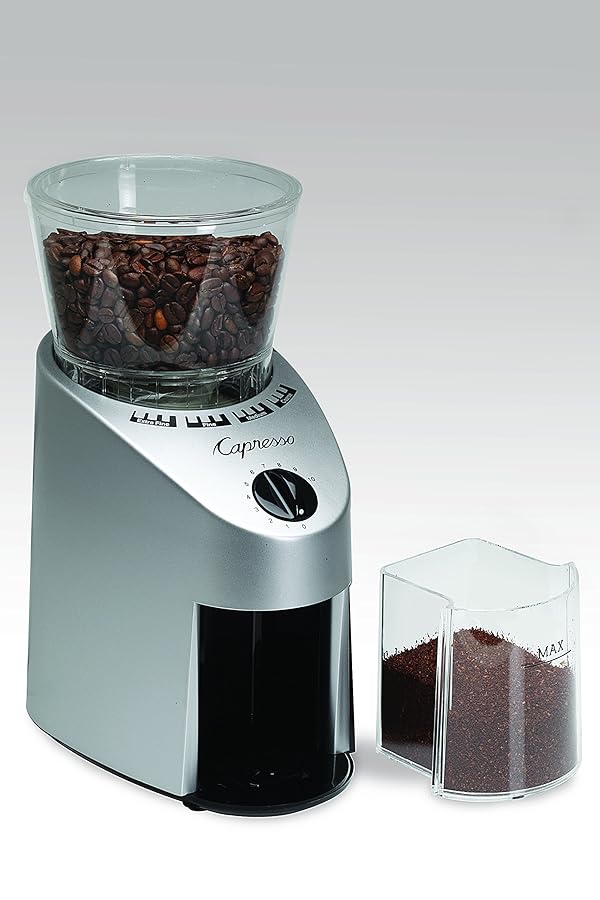 Capresso 560.04 Infinity Conical Burr Grinder, Brushed Silver by Capresso - Image 3