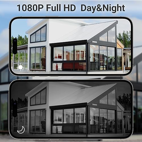 Miniatura 3 de Swann Cámara de seguridad inalámbrica, cámara de seguridad para el hogar 1080p Full HD para interiores y exteriores, impermeable, cámara de