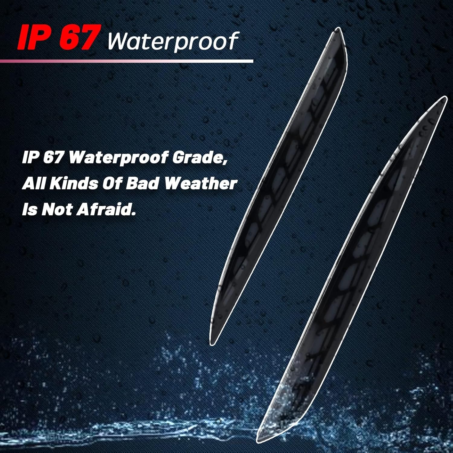 Smoked Lens Rear Fog Bumper Reflector Brake Tail Sequential Flash Singal Lights Lamp 3 in 1 Compatible with Tesla Model Y 2021 2022 Standard Long Range Performance (Model Y, Smoked)