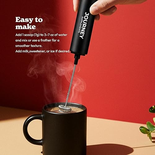Miniatura 7 de Café de hongos con colágeno, mezcla clásica, café instantáneo adaptogénico para energía, concentración y claridad mental, mejorado con melena de