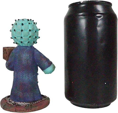 Miniatura 3 de Ebros Figura de monstruo Pinheadz con puntadas de vudú para Halloween Fantasía coleccionable Seres míticos no-muertos Apocalipsis Horror (Hell
