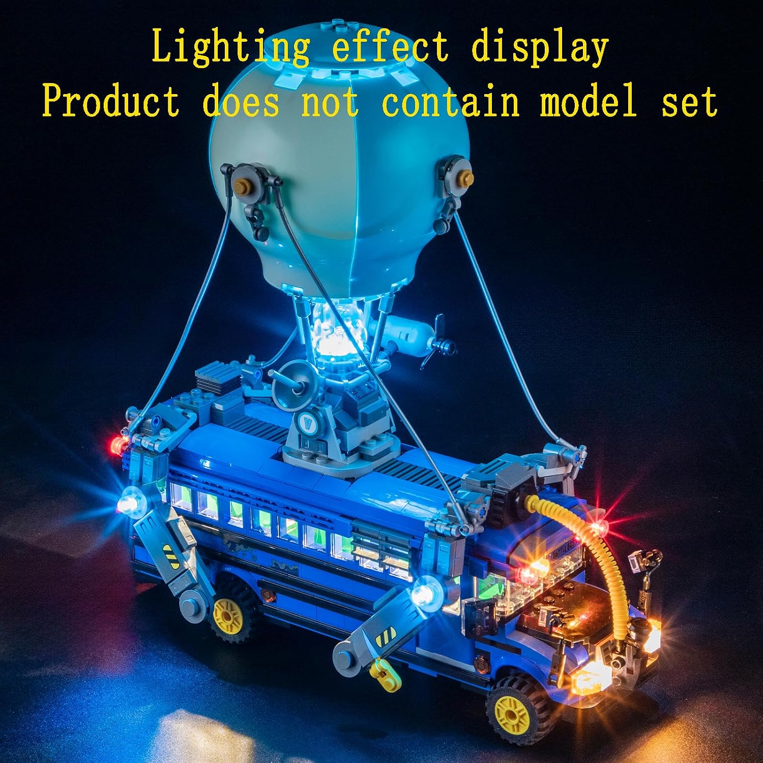 GEAMENT LED Light Kit Compatible with LEGO Battle Bus Building Blocks Model - Lighting Set for Fortnite 77073 (Model Set Not Included) image 5