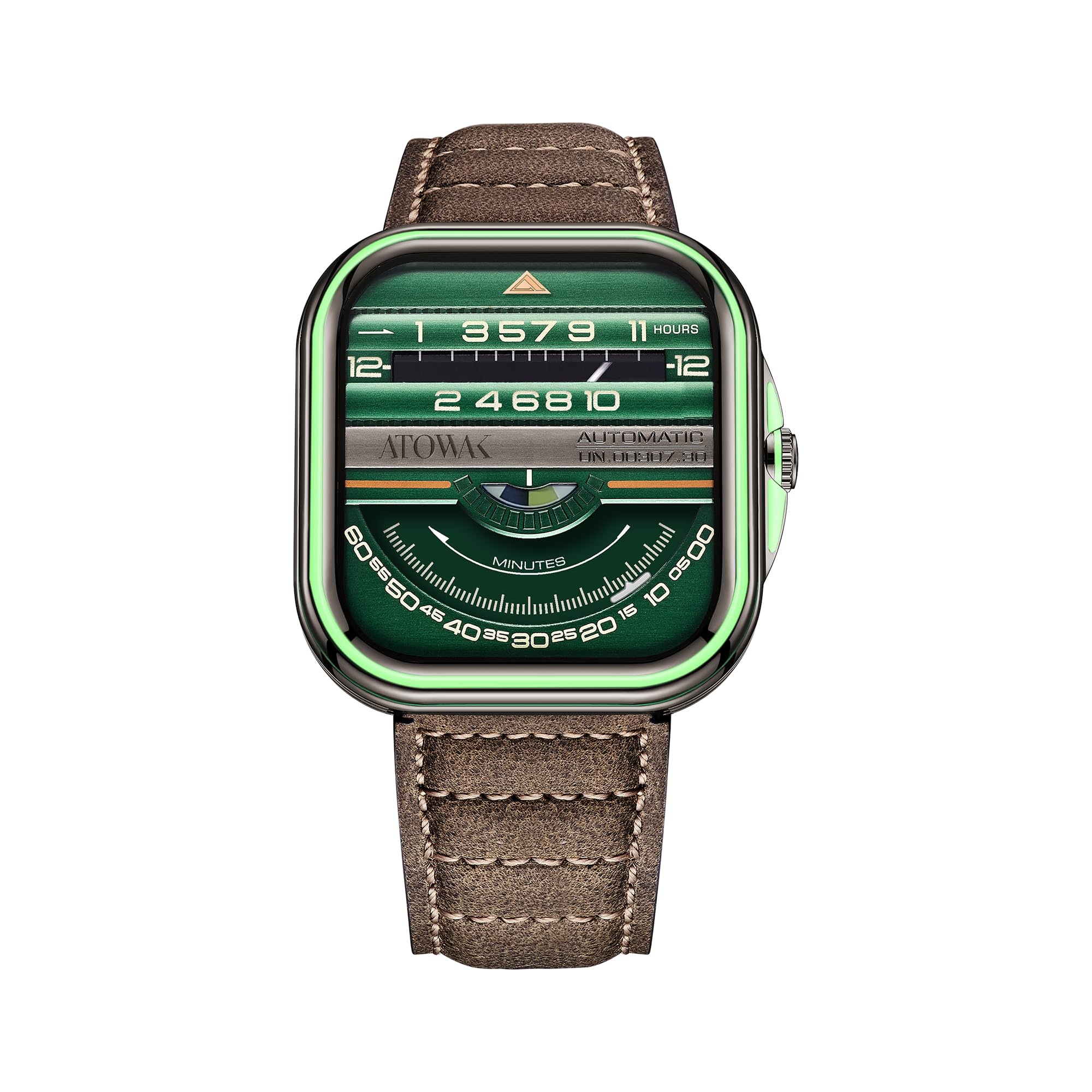 Atowak Digital Black-Green Dial Mens Watch-WS12-S2971 (B0CPNY451B) Amazon Price History, Amazon Price Tracker