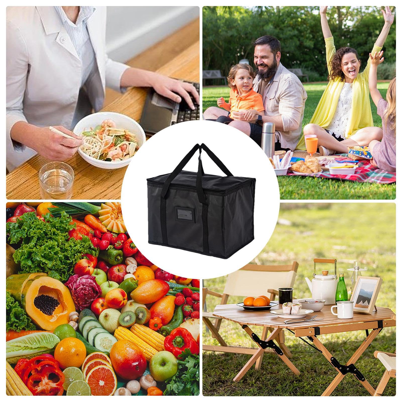 Sac Isotherme de supermarché, Sac Isotherme de Courses, réutilisable, Sac à provisions hermétique, Sac Thermique de capacité pour la Livraison de Nourriture
