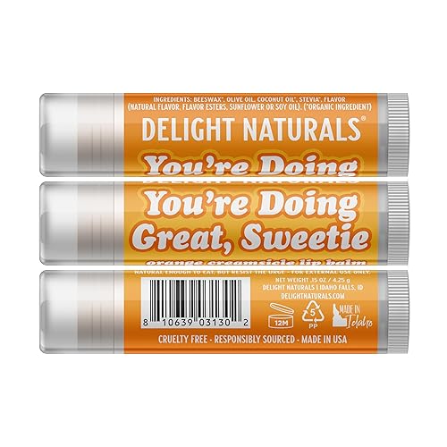 Miniatura 2 de Delight Naturals - Deliciosamente grosero - Bálsamo labial "You're Doing Great Sweetie" - Juego de tres