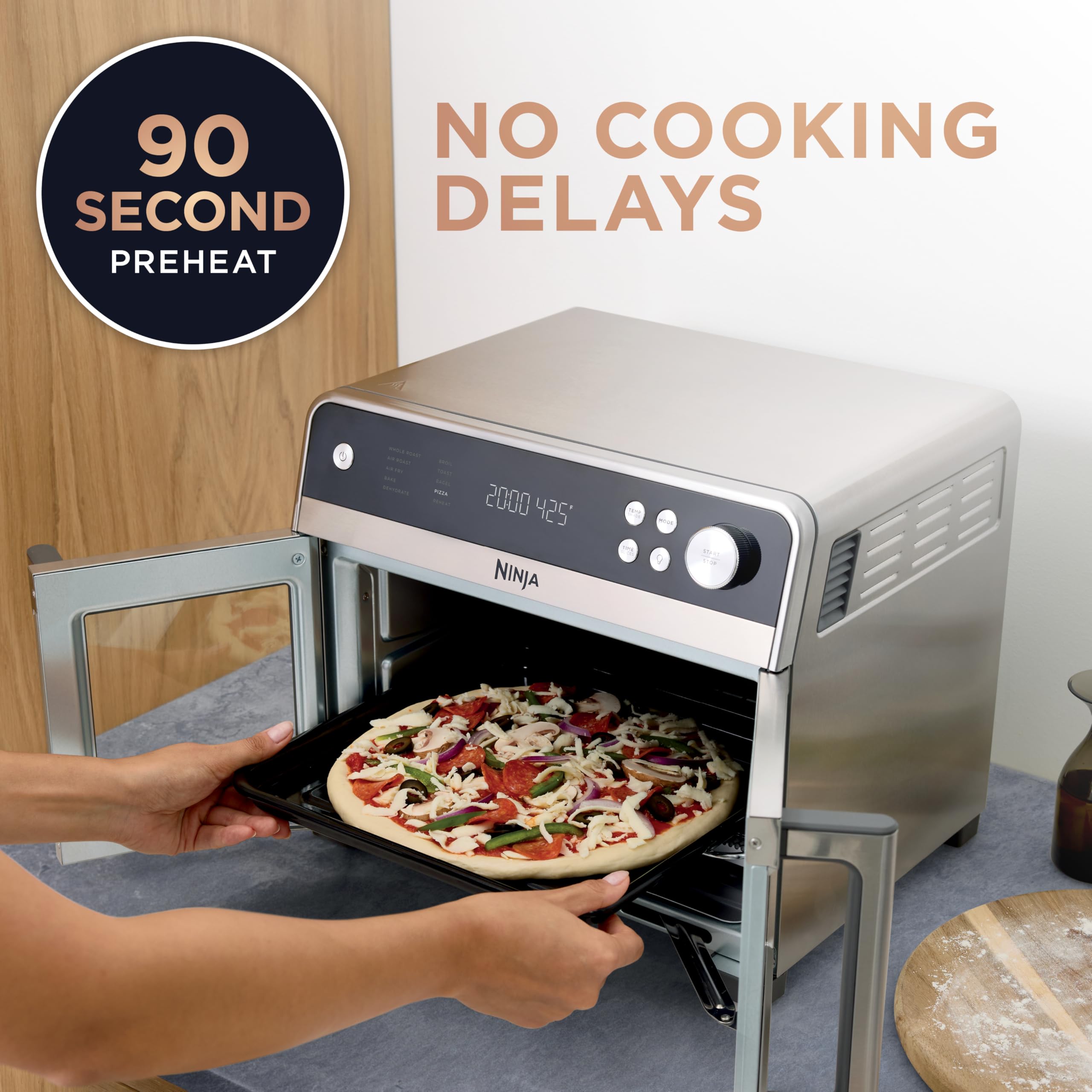 Ninja French Door Air Fryer - Oven & Toaster -7