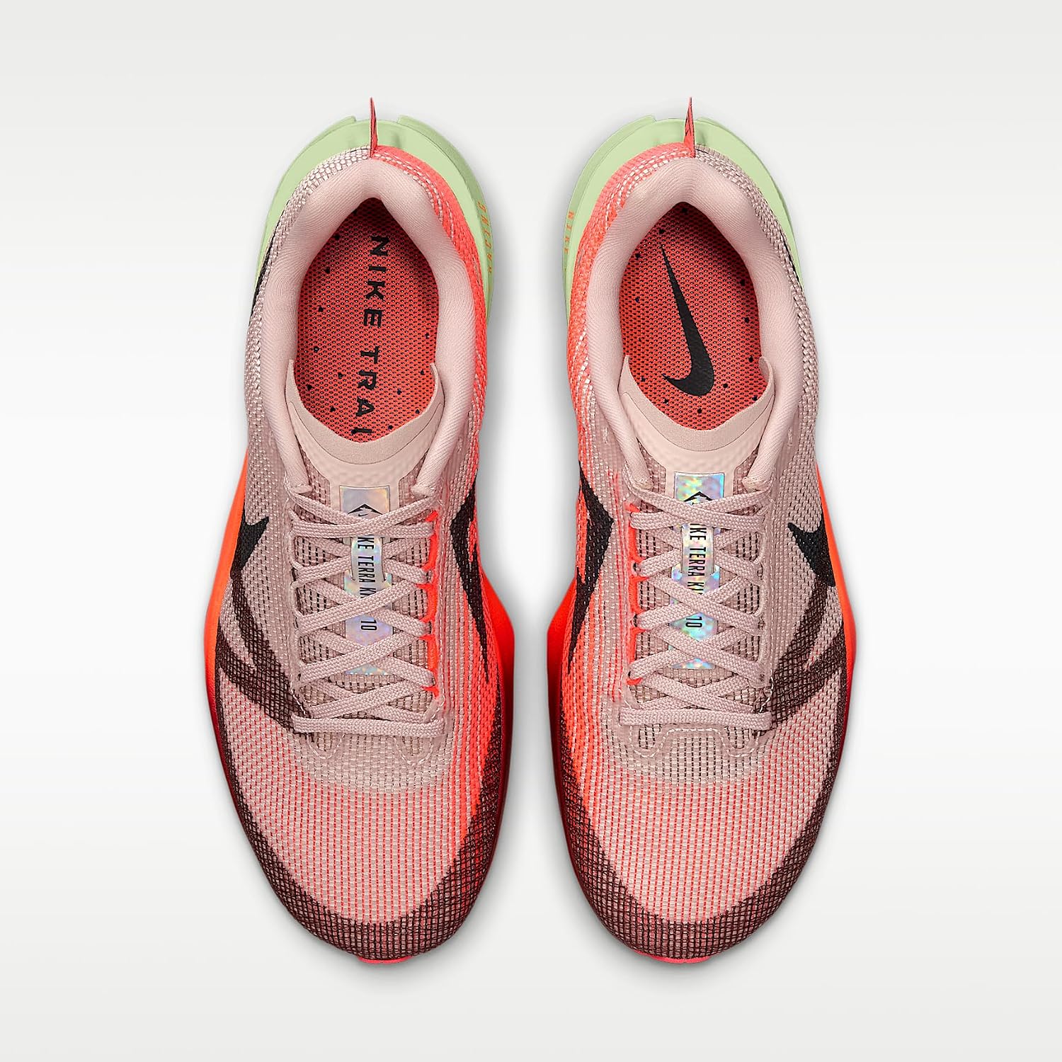 Nike Kiger 10 Trail Running Shoes (Silt Red/Volt Tint/Hot Lava/Burgundy Ash)