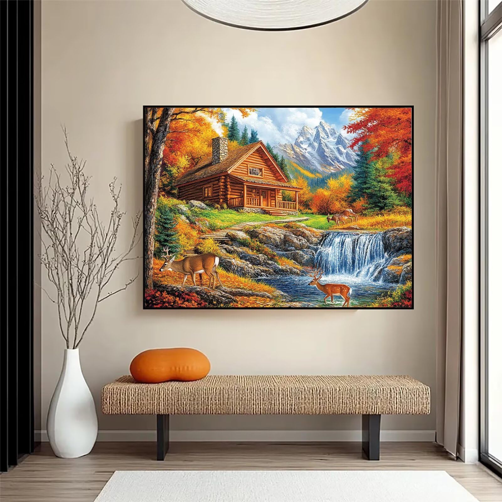 Diamond Painting Landschaft, 5D Diamond Painting Erwachsene 70x90cm qw1-705