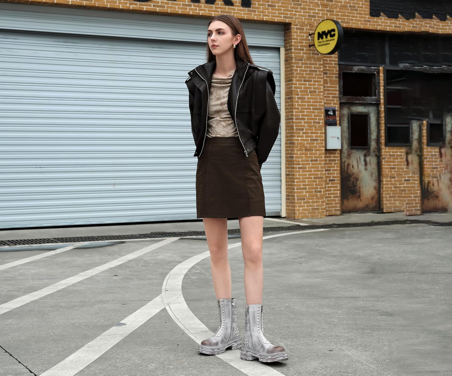 Mid Calf Boots for Women Chunky Sole Vintage Antique Western Boots Classic Retro Navy Cowgirl Boots Women - Image 5