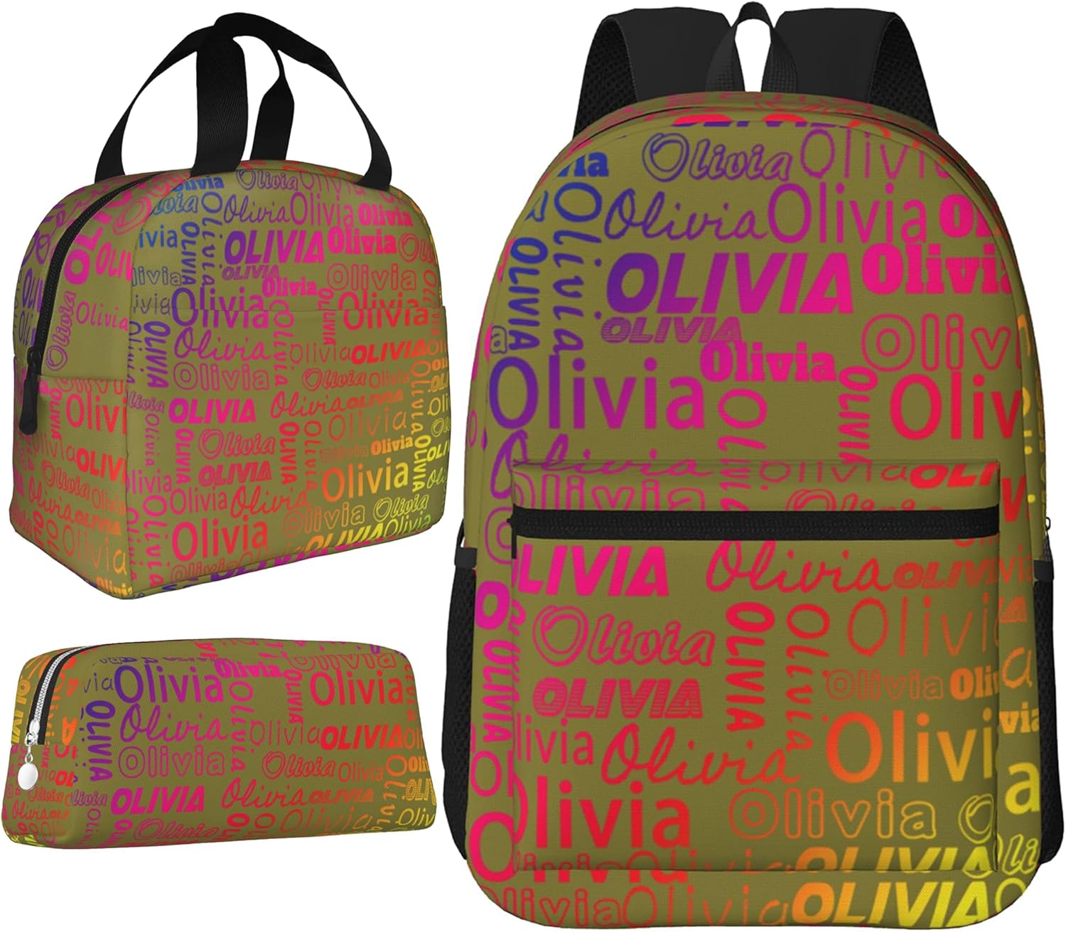 Custom Backpack Large-capacity for Women Men Customize Casual Travel Laptop Backpack Design Your Own Personalized Backpacks