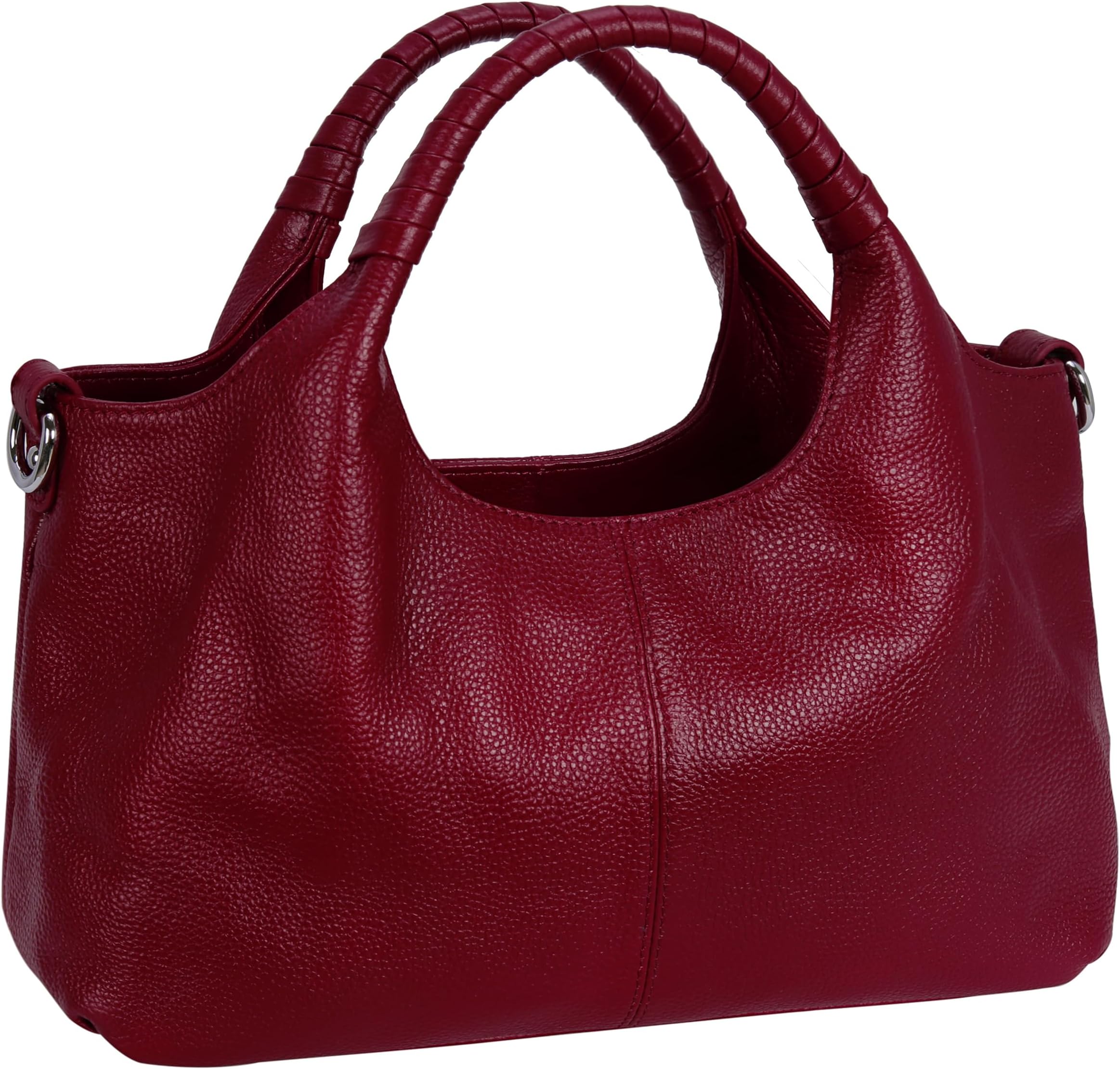 Genuine Leather Shoulder Bags Purses and Handbags for Women Satchel Designer Cross Body Hobo Medium Size Tote