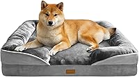 Vista 8 de Spotted Play Cama ortopédica para perros con lados - Sofás para perros pequeños, sofá de espuma de apoyo para mascotas con funda extraíble